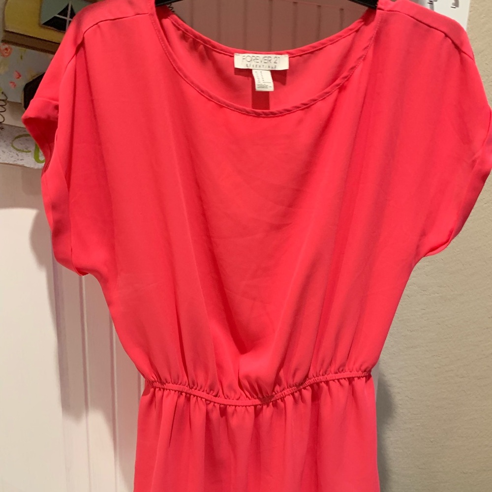 Hot pink blouse